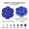 5600PCS Half Round Pearls Flatback Imitation Pearls for Crafts,7 Sizes for DIY Nails Art Crafting,Jewelry Making, Shoes,Cup,Phone Decoration (07 Dark Blue AB)